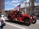 Fire Engine on Parade in Colorado Springs
