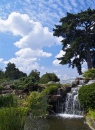 Kew Gardens Waterfall and Sky Scene