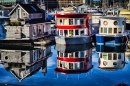 Houseboat Reflections, Vancouver BC