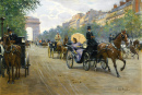 Scene On the Champs-Élysées
