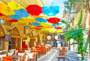 Street Cafe in Limassol, Cyprus