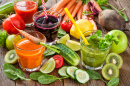 Freshly Squeezed Fruit and Vegetable Juices