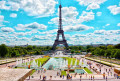 Eiffel Tower and Jardins du Trocadero, Paris
