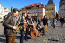 Street Band in Prague, Czech Republic