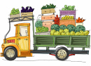 Truck Full and Vegetables