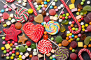 Colorful Sweets, Lollipops and Candies